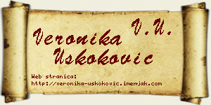 Veronika Uskoković vizit kartica